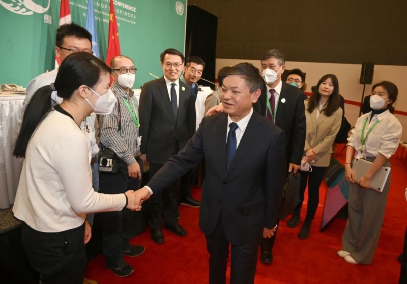 《生物多样性公约》第十五次缔约方大会主席、生态环境部部长黄润秋出席COP15第四场新闻发布会